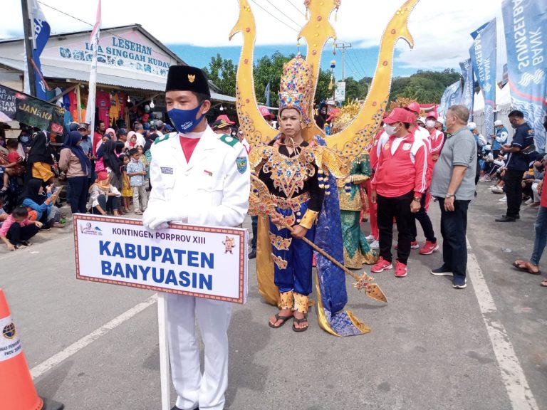 Ketua KONI Banyuasin, Herman Toni Hadiri Pembukaan Pekan Olahraga Provinsi Di OKU RAYA